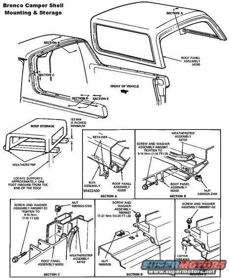 ford bronco restoration parts diagram